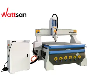 Wattsan M1 1325 1300*2500*300mm 3kw/4.5kw/6kw wood cnc router machine for sale milling for wood