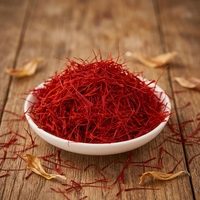 Extracto de Cártamo Orgánico Crudo Procesado por AD, Pétalos de Azafrán Crocus Sativus