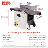 FS-9015 keluaran baru 2023 Planer 6 "multifungsi menghadap ke atas Planer rumah DIY penggunaan