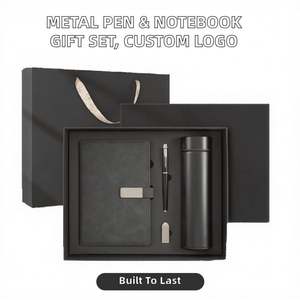 Juego de Regalo de Bolígrafo Metálico Persol, el Más Vendido, Cuaderno A5, Caja de Regalo, Memoria USB, Logotipo Personalizable en Relieve - Product Image 2