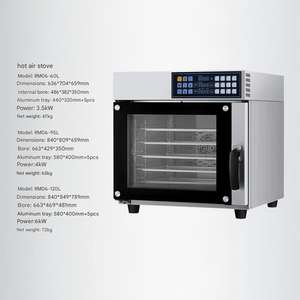 <span class=keywords><strong>Four</strong></span> à sole électrique professionnel pour boulangerie commerciale avec vapeur pour la cuisson du pain, des pizzas et des gâteaux de lune de fête - Product Image 2