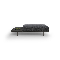 Ensemble de canapés modulaires en tissu modernes avec éponge haute densité, canapé combinable libre pour bureau, salon, réception, salle d'attente