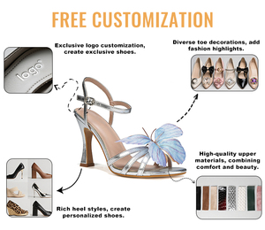 <span class=keywords><strong>Sandali</strong></span> Classici con <span class=keywords><strong>Tacco</strong></span> <span class=keywords><strong>Alto</strong></span> dal Design Versatile, Comodi con Chiusura Slip-On, Morbidi e Disponibili in Vari Colori per Feste - Product Image 3