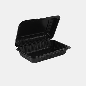 Safe for Microwave and Freezer BPA Free Plastic PP Hinged to Go Clamshell Take Out Food <b>Containers</b> - Product Image 2