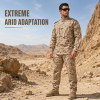 Ensemble uniforme tactique numérique camouflage désert respirant Ripstop pour la sécurité et l'entraînement, personnalisable OEM, vente en gros