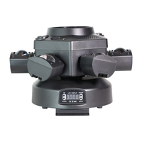 Lumière de Scène DMX LED Stroboscope Disco 6 Bras Œil d'Abeille 150W RGBW Laser Effet Faisceau Télécommandé Tête Mobile pour Mariage Parc à Thèmes