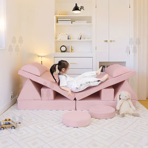 Ghế sofa xếp gọn đa năng dễ thương dành cho trẻ em, đồ nội thất phòng chơi tự lắp ráp, có thể dùng làm giường ngủ trong phòng ngủ - Product Image 3