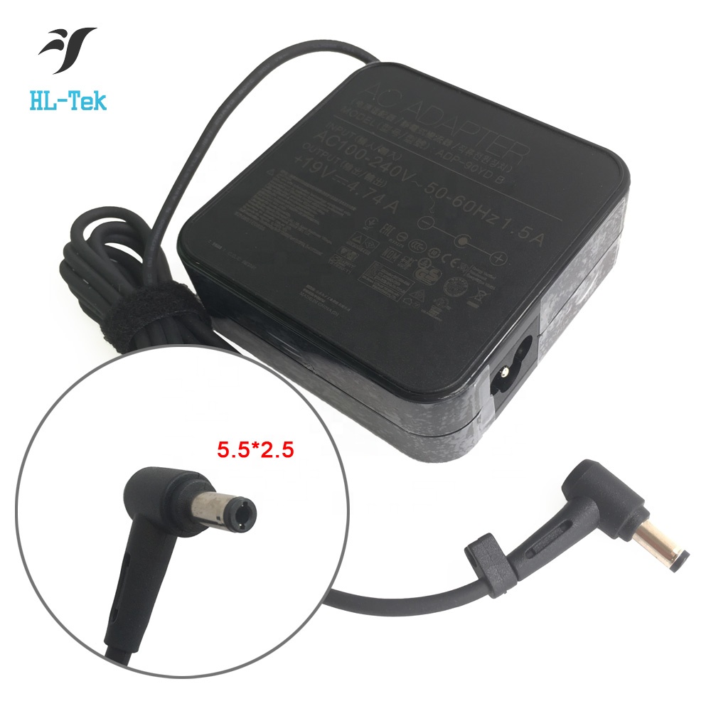 Адаптер для ноутбука Asus, 19 в, 4,74 А, 90 Вт, для Asus EXA1202YH ADP-90YD B A53 A53Z U47A U50A U57A K501UX K53E K55A Q550L U56E X53E X551M X555LA
