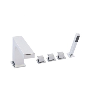 Massaggio <span class=keywords><strong>Vasca</strong></span> Becco Set Whirlpool <span class=keywords><strong>Vasca</strong></span> di Miscelazione Rubinetto Fredda/Acqua Calda <span class=keywords><strong>Miscelatore</strong></span> <span class=keywords><strong>Con</strong></span> <span class=keywords><strong>Doccetta</strong></span> - Product Image 1