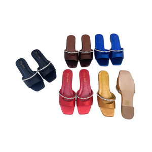 Sandalias Planas Elegantes con Punta Cuadrada para Mujer, Marca <span class=keywords><strong>Oleg</strong></span>, Transpirables, Abiertas, de Verano, Estilo Slip-On, Tendencia de Moda, Novedades para Primavera - Product Image 6