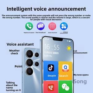 Smartphone original S25 Ultra <span class=keywords><strong>5G</strong></span> neuf <span class=keywords><strong>et</strong></span> non ouvert Téléphone bon marché pour étudiants âgés Grand écran Grande police Son fort Long - Product Image 3