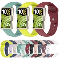 Bracelet de sport de remplacement pour Huawei Band 11 11Pro NFC, boucle inversée, bracelet de montre en silicone de couleur unie