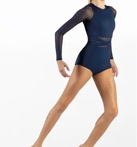 Justaucorps à manches longues filles à <span class=keywords><strong>la</strong></span> mode strass usine Performance Gym porter <span class=keywords><strong>danse</strong></span> gymnastique justaucorps pour <span class=keywords><strong>Studio</strong></span> <span class=keywords><strong>de</strong></span> <span class=keywords><strong>danse</strong></span> - Product Image 1