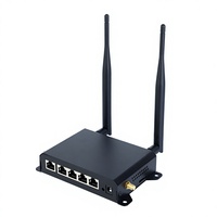 Routeur sans fil industriel 4G LTE avec carte SIM, passerelle WiFi avec ports WAN/LAN Ethernet, VPN et pare-feu pour la mise en réseau extérieure