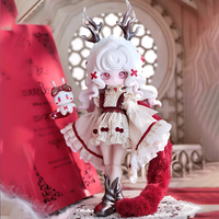 Оригинальная серия Lulu Spirit Story: Набор из 12 шарнирных кукол BJD из ПВХ в тематике животных — милое украшение для рабочего стола