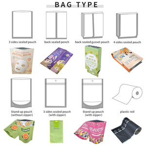 Pacchetto personalizzato Mini campione cosmetico Packaging sacchetto di plastica digitale piccola chiusura lampo a tre lati - Product Image 4