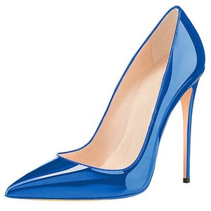 ODM/OEM Customized Women Pointy Toe High Heels Dress <b>Shoes</b> 4inches US Big Size 45 Dress Stiletto Basic Party Lady Pumps <b>Shoes</b> - Product Image 1
