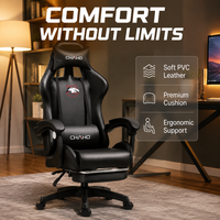 Chaise de jeu en cuir AOR au design industriel, inclinable, ergonomique pour la maison, le bureau, les cybercafés, vente en gros en usine