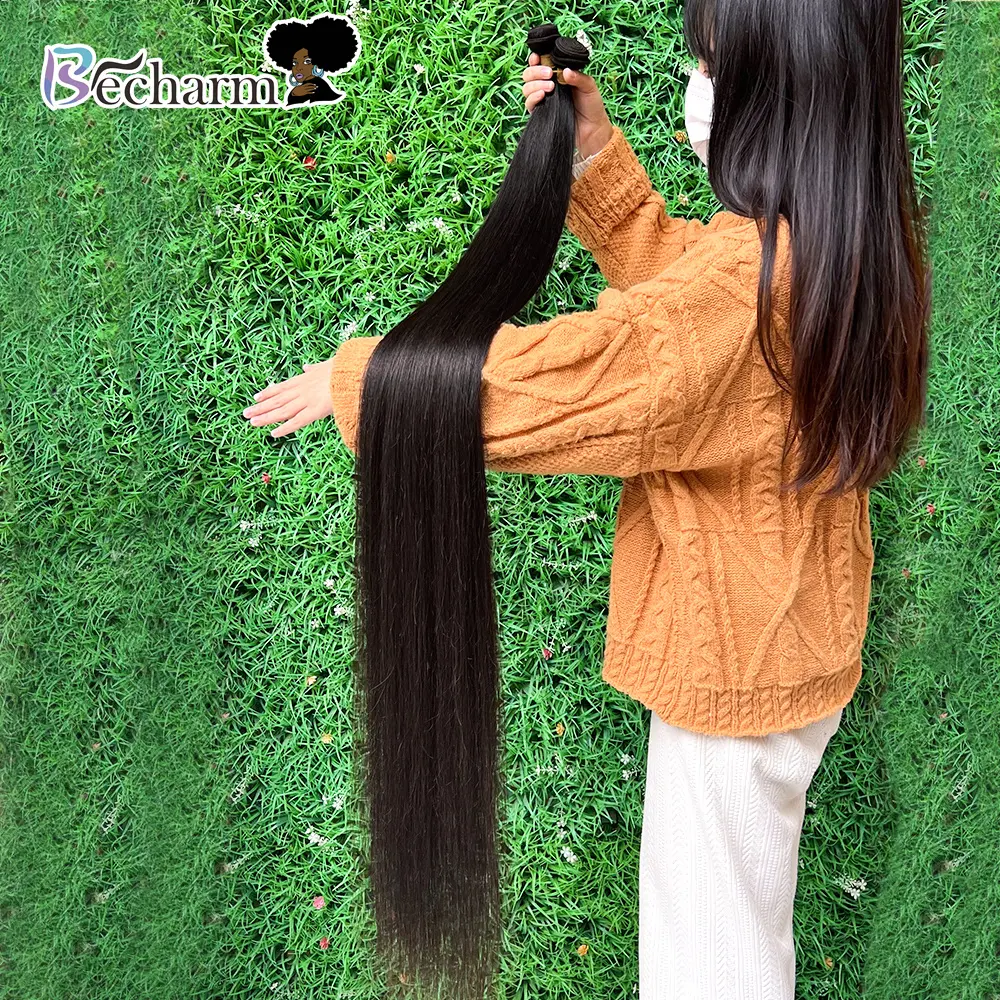 Becharm Raw Hair Vendors Virgin Cuticle Aligned Hair Bundles,Raw Cambodian Hair Wave Bundle,Cheap Mink Bone Straight Bundles