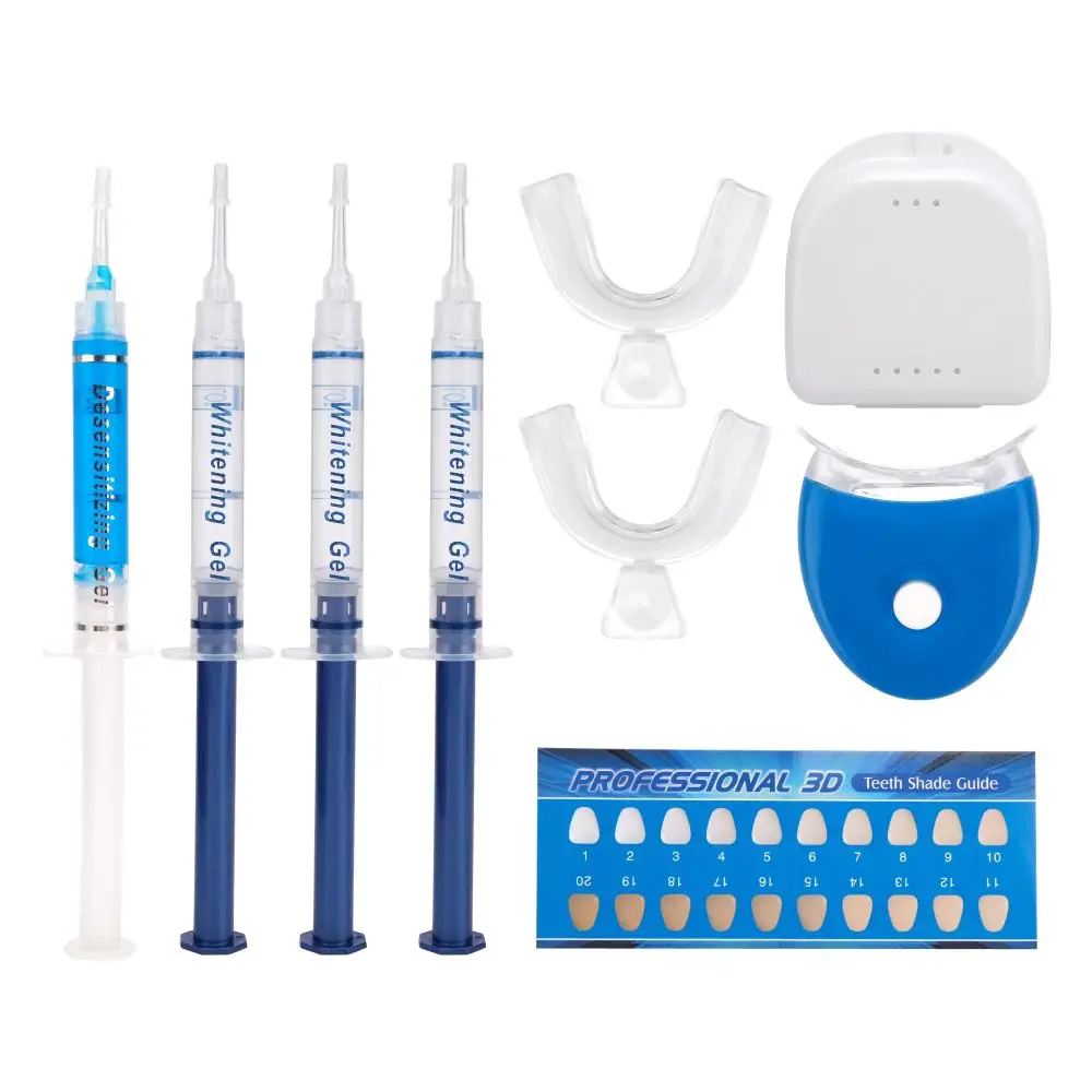 Nouveau kit de blanchiment portable personnalisé Kit Led de blanchiment des dents en gel pour seringue de blanchiment des dents