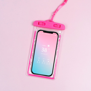 Ốp điện thoại chống nước <span class=keywords><strong>4</strong></span> màu, túi chống nước PVC trong suốt, túi đựng điện thoại di động đa năng, dùng được cho điện thoại dưới 7.2 inch - Product Image 6