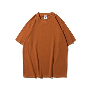 T-shirt personnalisé 280G en coton épais 100% OEM ODM, coupe oversize unisexe, col rond, manches courtes, vierge, avec logo - Product Image 6