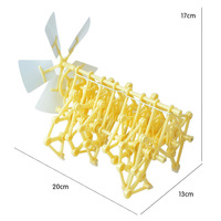 Projets de bricolage scientifiques et technologiques : animaux bioniques, bêtes mécaniques, kits de construction de monstres, petits jouets, voitures à énergie éolienne, voitures à vent
