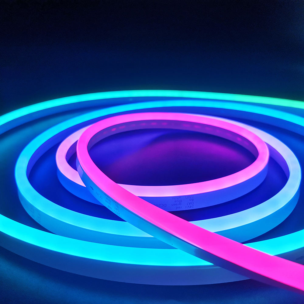 6mm Rgb Ic Neon Light Kit Pixel LED Flexible Strip DC12V for Room Decoration Lights Attractive Neon Signs