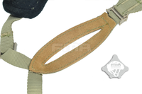 Système de suspension de mentonnière réglable FMA Ach Head-Loc X-Nape en nylon pour casque, 19g, léger, avec logo personnalisé pour la chasse