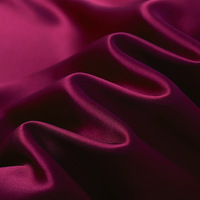 Tissu tissé en soie de mûrier 100% pure, biologique, non toxique, charmeuse 16mm, teint uni, certifié Oeko-Tex, léger, pour robe de mariée