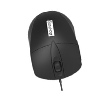 Souris d'ordinateur USB filaire en vrac 3 boutons Souris filaire pour ordinateur portable Souris d'ordinateur de bureau pour PC Fournitures de bureau Maison Noir