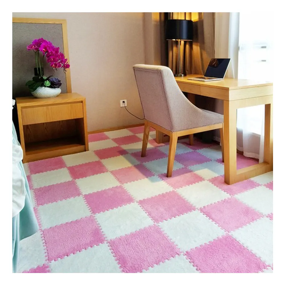 1pcs, non-slip soft kitchen mat, modern shaggy carpet living room rugs, super soft modern shag area rug, nordic carpets and rugs