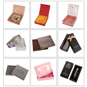 Tùy Chỉnh Sang Trọng Các Loại Hạt Hộp Quà Tặng Lật Nắp Vàng Lá Bao Bì Các Tông Hộp Với Cửa Sổ Chèn Cho Nước Hoa Đóng Gói Quà Tặng - Product Image 6