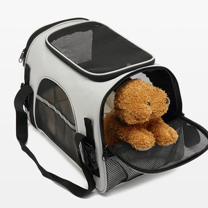 Borsa da Viaggio Portatile Guoci in Poliestere per Animali Domestici, Trasportino Pieghevole per Cani e Gatti, Borsa a Tracolla Traspirante per Gite - Product Image 6