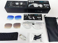 Occhiali da Sole AIMB-G3 di Alta Qualità con Traduzione AI, Lenti Fotocromatiche Anti-Luce Blu, Chat GPT, WiFi 800W, Impermeabili IP67, Video 1200p