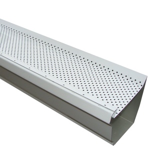Système de couverture de <span class=keywords><strong>gouttière</strong></span> de haute qualité de 5 pouces/6 pouces étagé ou plat en aluminium avec le meilleur prix - Product Image 6