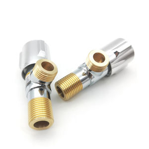 วาล์วทองเหลืองขนาด 1/2 นิ้ว รุ่นใหม่ สำหรับห้องน้ำ วาล์วน้ำแบบร่วมสมัย พร้อมวาล์วสามทางสำหรับห้องน้ำ - Product Image 1