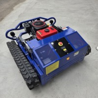 Tondeuse à gazon autonome robotisée avec moteur sans balais 3800 ㎡ /h 800MM 60 °   Tapis de gazon personnalisés à hauteur réglable pour parcs