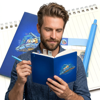 Petit bloc-notes personnalisé imprimé dessin animé, bloc-notes marqué pour planificateur quotidien