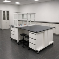 Meubles de laboratoire modulaires OEM/ODM, poste de travail en acier pour laboratoire avec design ergonomique pour centre de recherche
