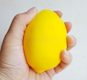 Funny Fruit Lemon Stress <b>Ball</b> - Soft PU Foam <b>Squeeze</b> Toy, Ideal Party Favor & Relax Toy - Product Image 3