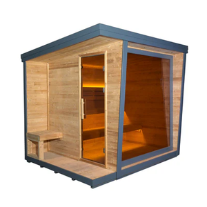 Sauna de Vapor de Madera Refinada, 2520 mm, para Uso en Exteriores, para Hoteles y Centros de Bienestar - Product Image 3