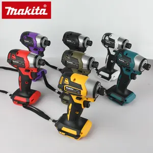 Pour <span class=keywords><strong>Makita</strong></span> DTD173 <span class=keywords><strong>18V</strong></span> LXT Perceuse à percussion sans fil sans balais 180 NM Bois Boulon Mode T Rechargeable - Product Image 1