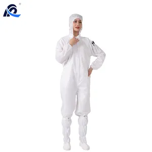 Abbigliamento antistatico all'ingrosso della banda del cappotto del laboratorio dell'indumento della camera bianca di Esd per l'industriale