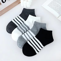 Chaussettes mi-mollet Zenflex pour femme, logo personnalisé, noir et blanc uni, en coton thermique, pour le sport et le quotidien, faible MOQ, OEM, ODM, vente en gros