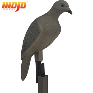 MOJO Outdoors Lot de 4 pigeons artificiels à clipser, réalistes, légers, faciles à utiliser et durables pour leur utilisation comme leurres de chasse aux pigeons - Product Image 4