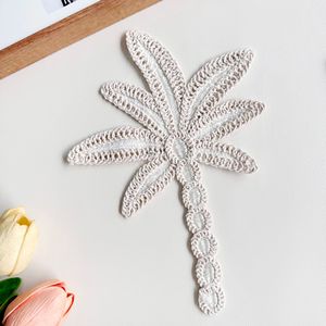 Parche de Tela Bordado con Flores Beige, Aplique Tejido a Mano, Decoración Cosida para Ropa, Zapatos, Sombreros, Bolsos, Ropa Infantil - Product Image 5