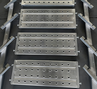 Escaliers d'échafaudage industriels Ringlock, échelles inclinées galvanisées à chaud |   Échelles pliantes résistantes à la corrosion |