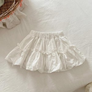 Girls Summer Outfit Knitted Hollow Short Sleeve <b>Top</b> With Tulip Skirt Set Cotton Thin Solid Color For Baby Girl - Product Image 3