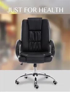 מייצרת גב תמיכת מותני ארגונומי כורסת עור PU מנהל בוס כיסא משרדי